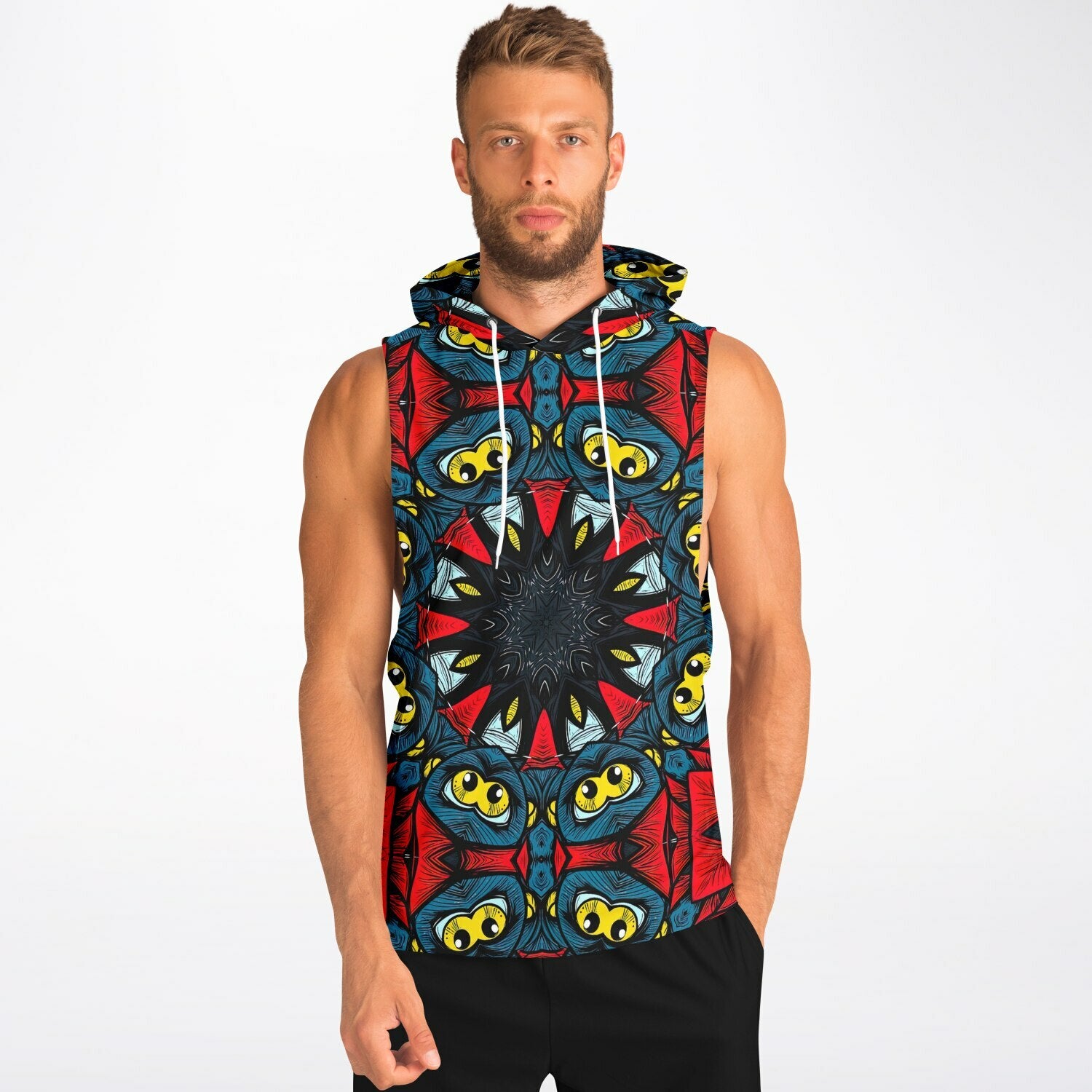 Athletic Drop Armhole Hoodie