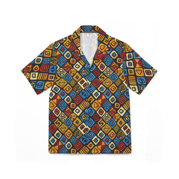 Vibrant Men's Hawaiian Camp Shirt - Perfect for Summer Adventures