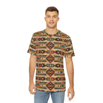 Azetec Pattern Men's Polyester Tee
