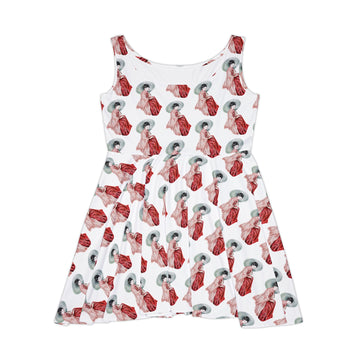 Geisha Women's Skater Dress - Vintage Style Summer Dress