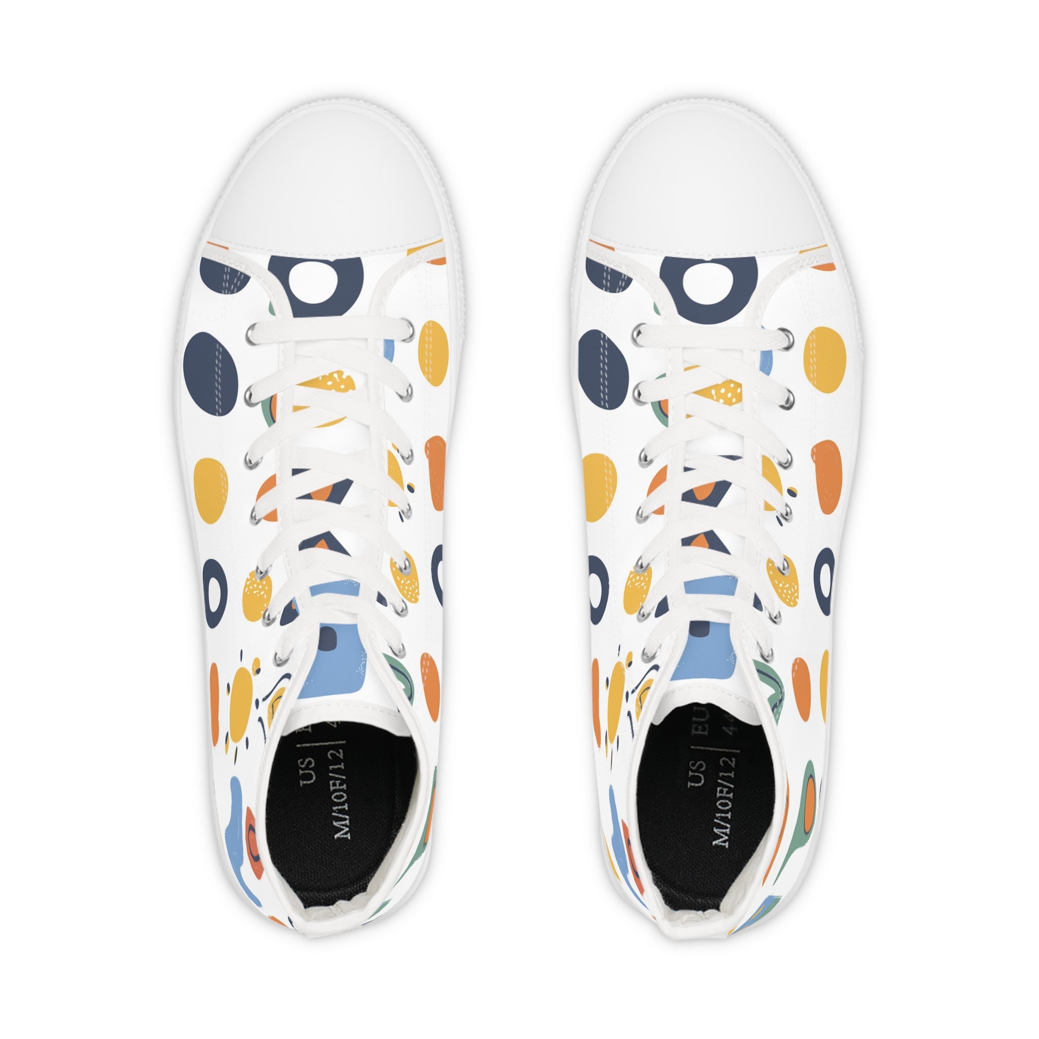 Colorful Polka Dot High Top Sneakers