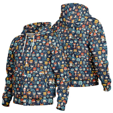 Heavyweight Hooded Baseball Jacket
