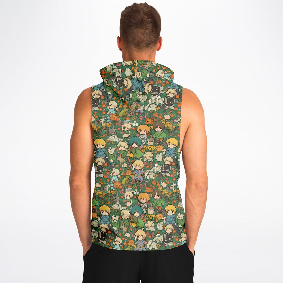 Athletic Drop Armhole Hoodie