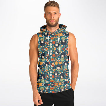 Athletic Drop Armhole Hoodie