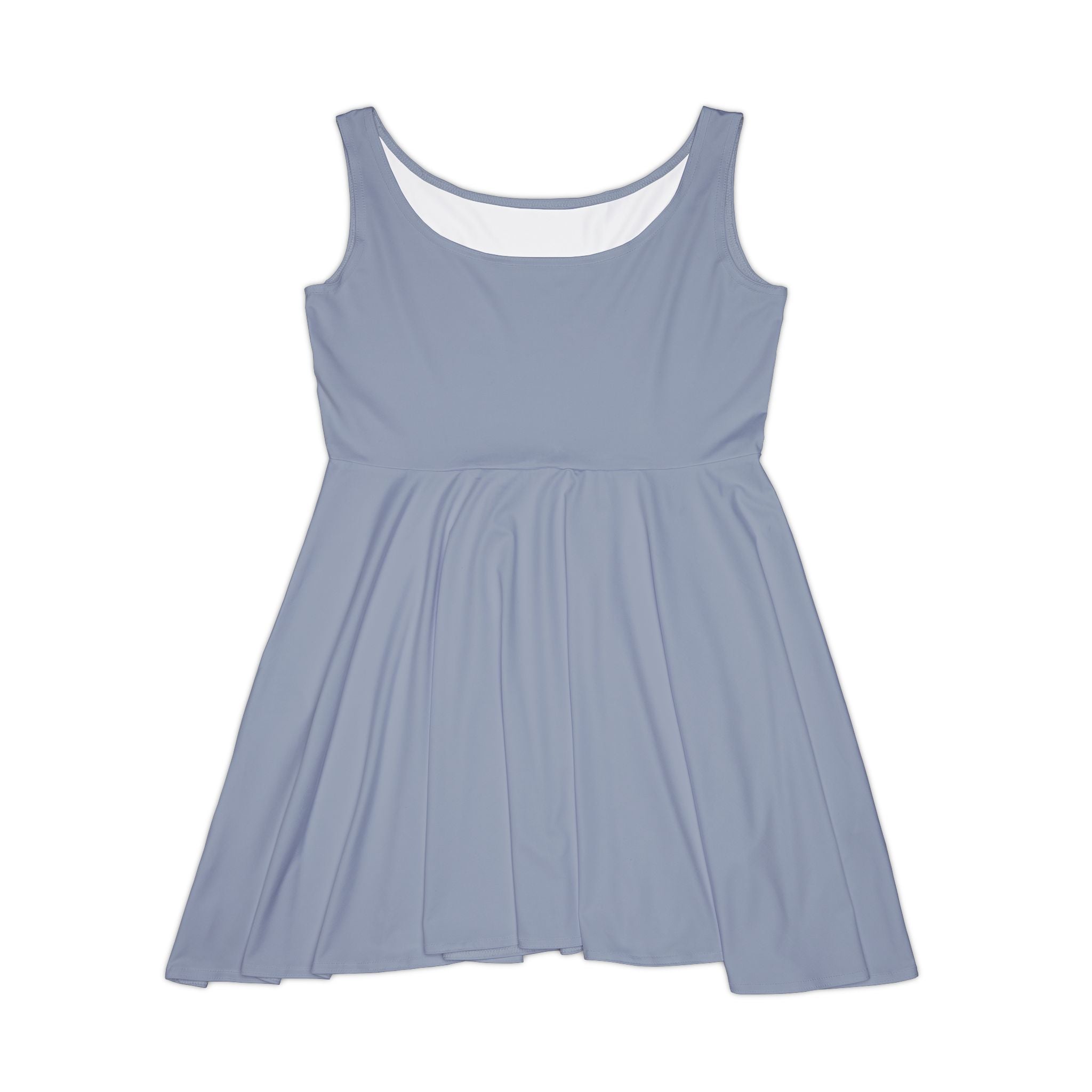 Elegant Blue Women's Skater Dress - Perfect for Spring & Summer Events