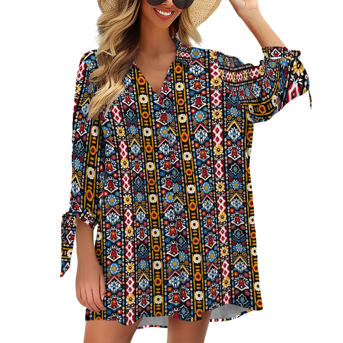 Women's Cardigan Shirt ThreeQuarter Sleeve