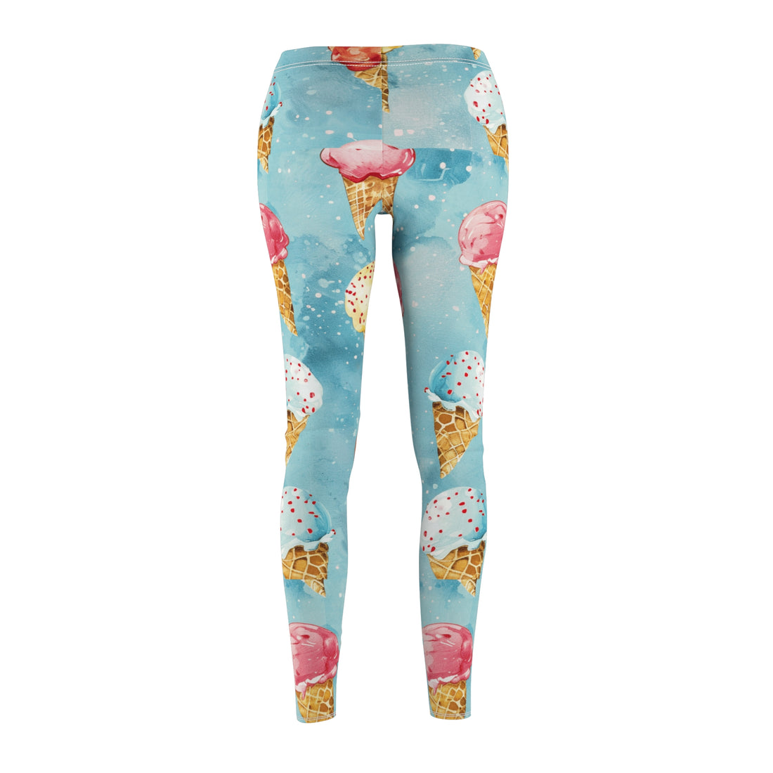 Ice Cream Dream Casual Leggings for Women - Fun & Comfortable Activewear
