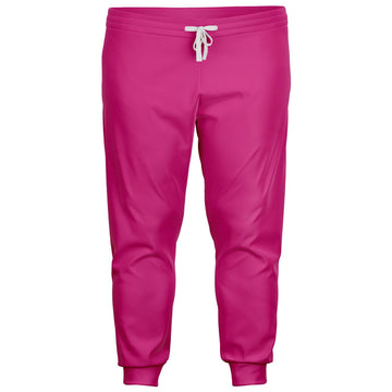 Hot Pink Fashion Plus-size Jogger
