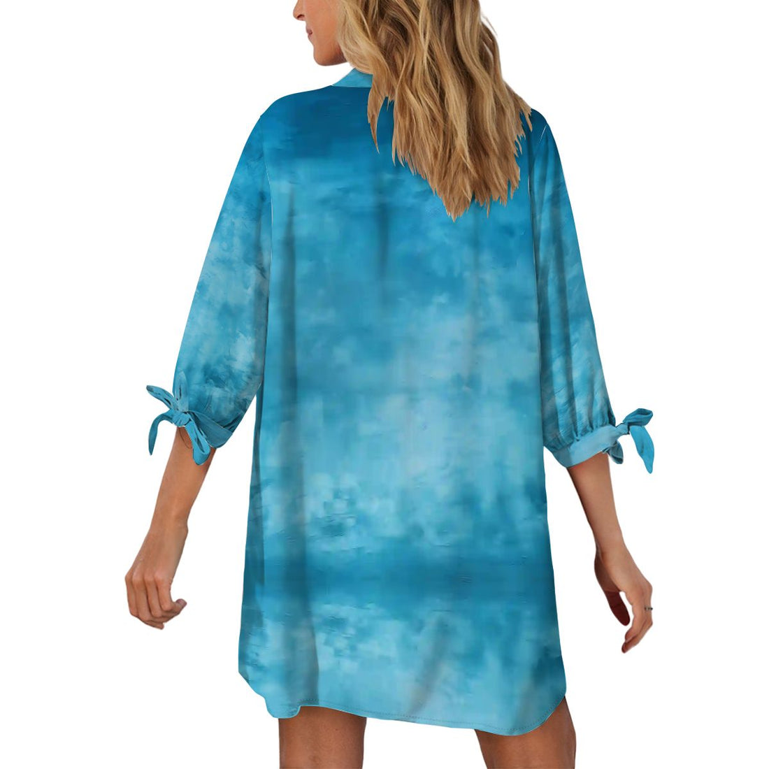 Women's Cardigan Shirt ThreeQuarter Sleeve