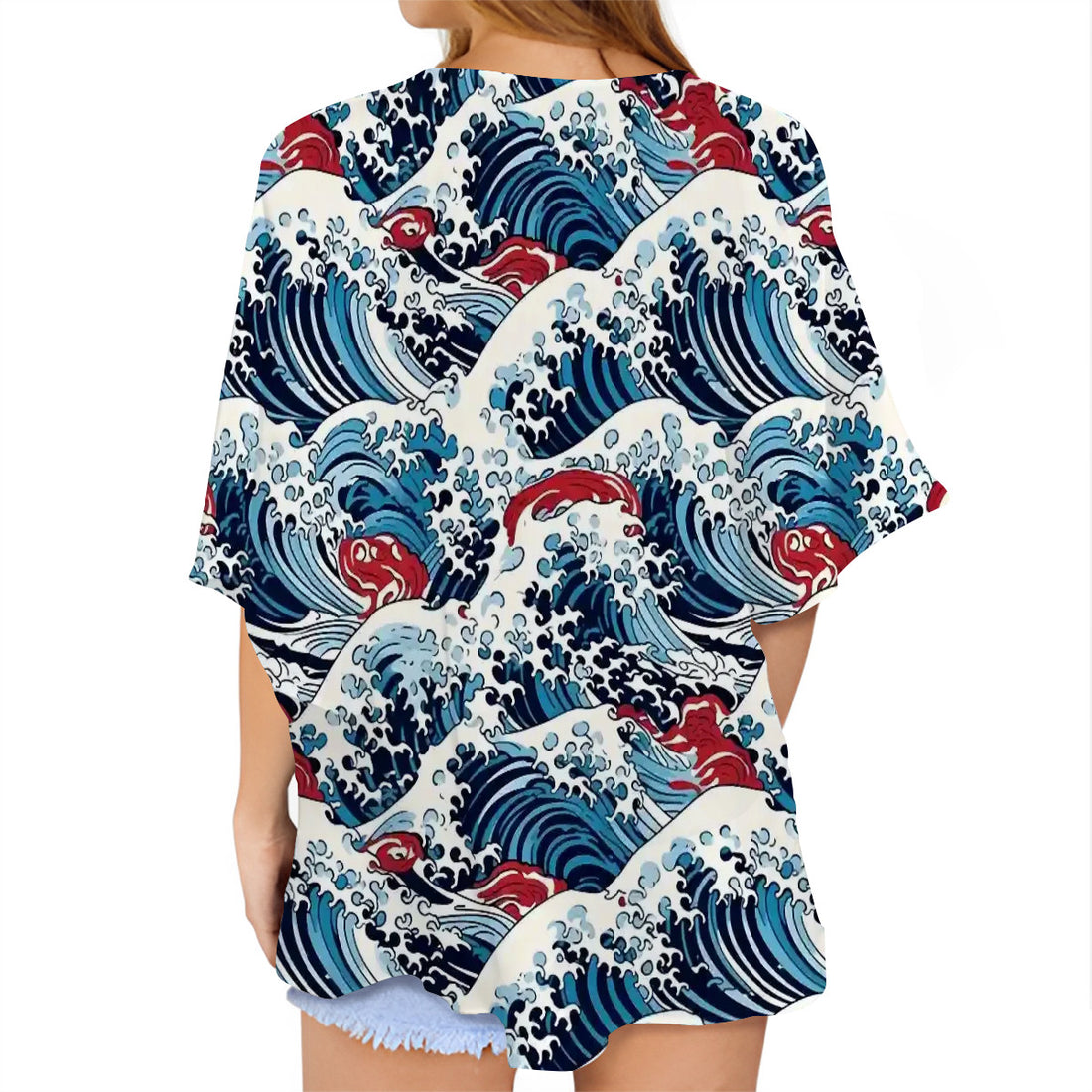 Women's Chiffon Blouse Cardigan