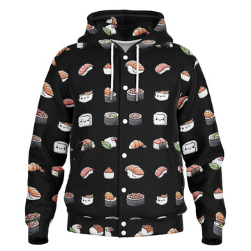 Heavyweight Hooded Baseball Jacket
