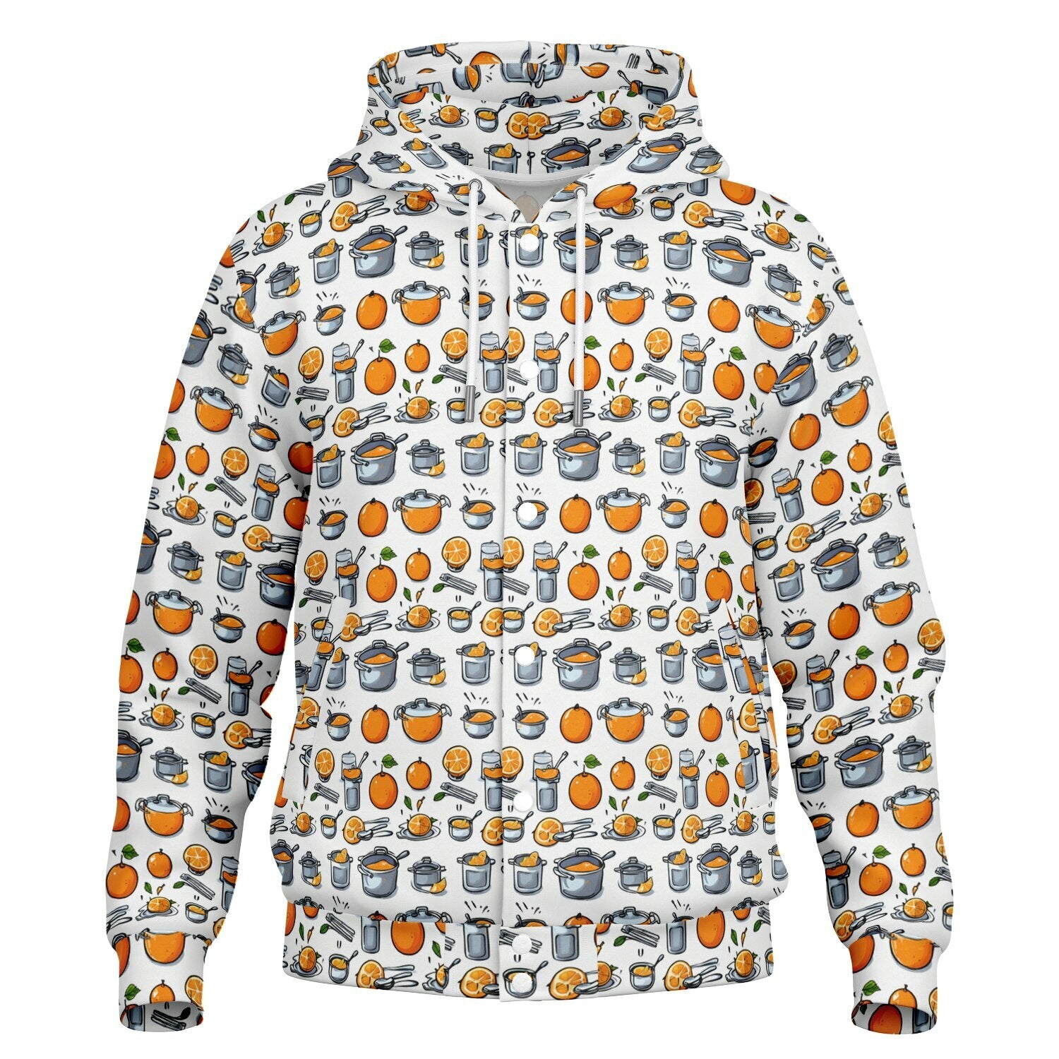 Heavyweight Hooded Baseball Jacket