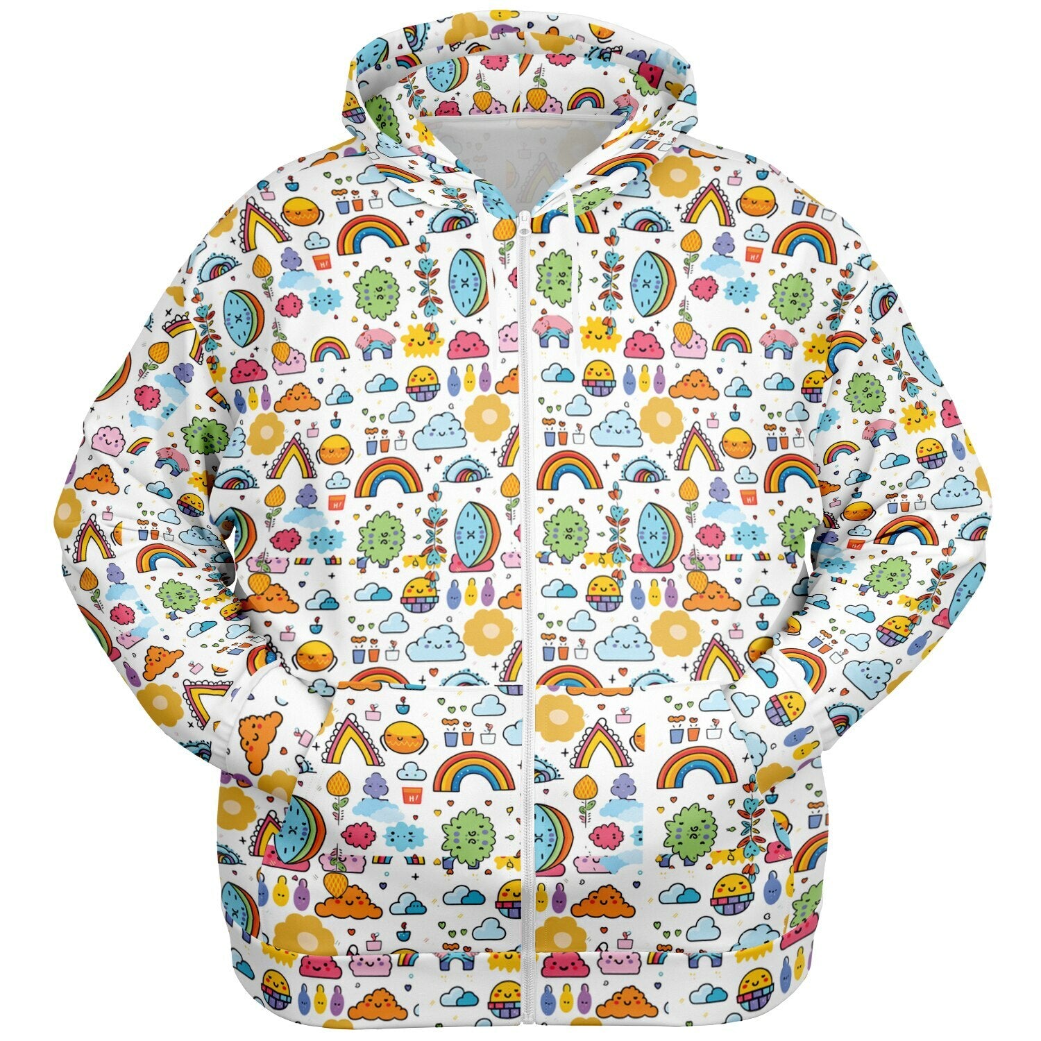 Athletic Plus-size Ziphoodie