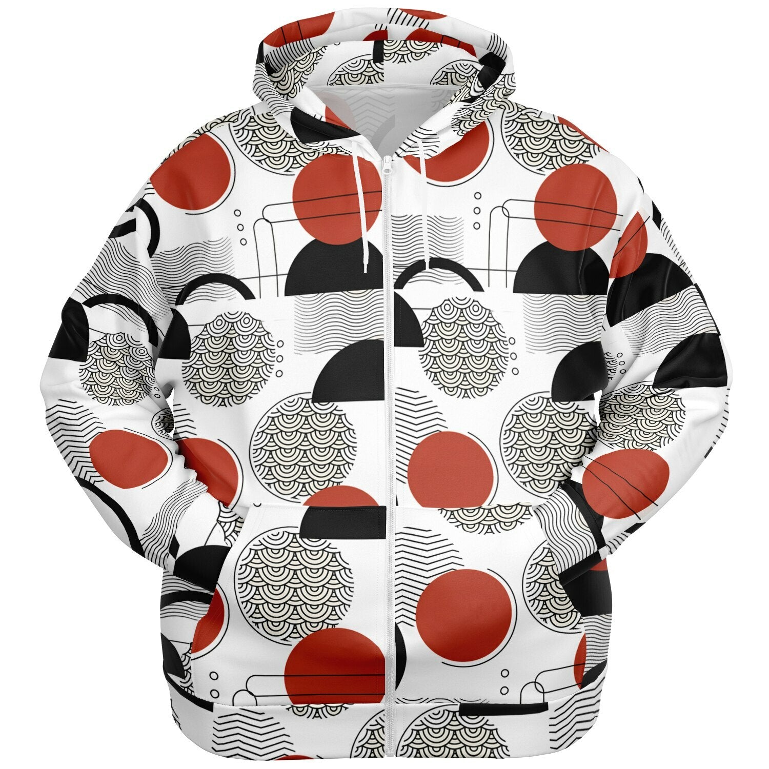 Athletic Plus-size Ziphoodie