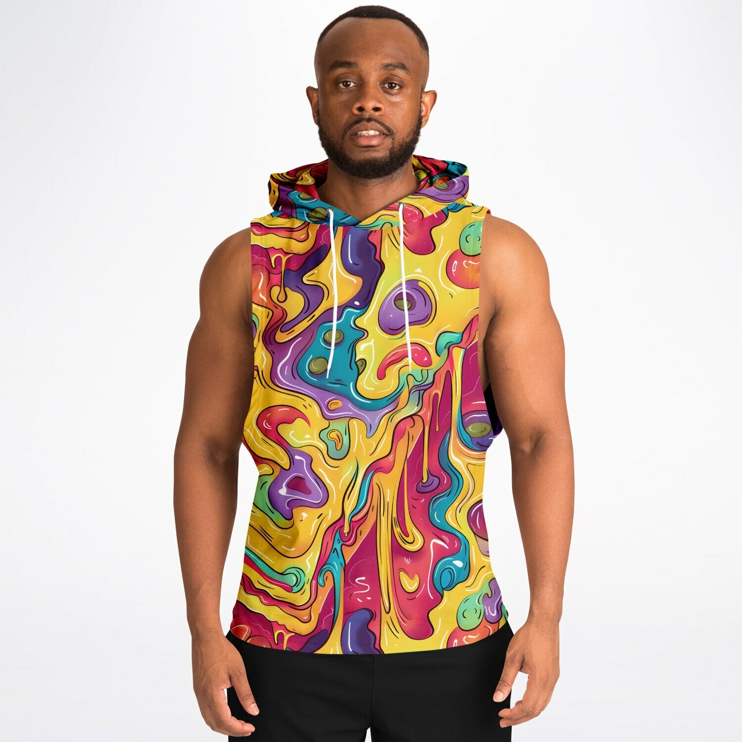 Athletic Drop Armhole Hoodie
