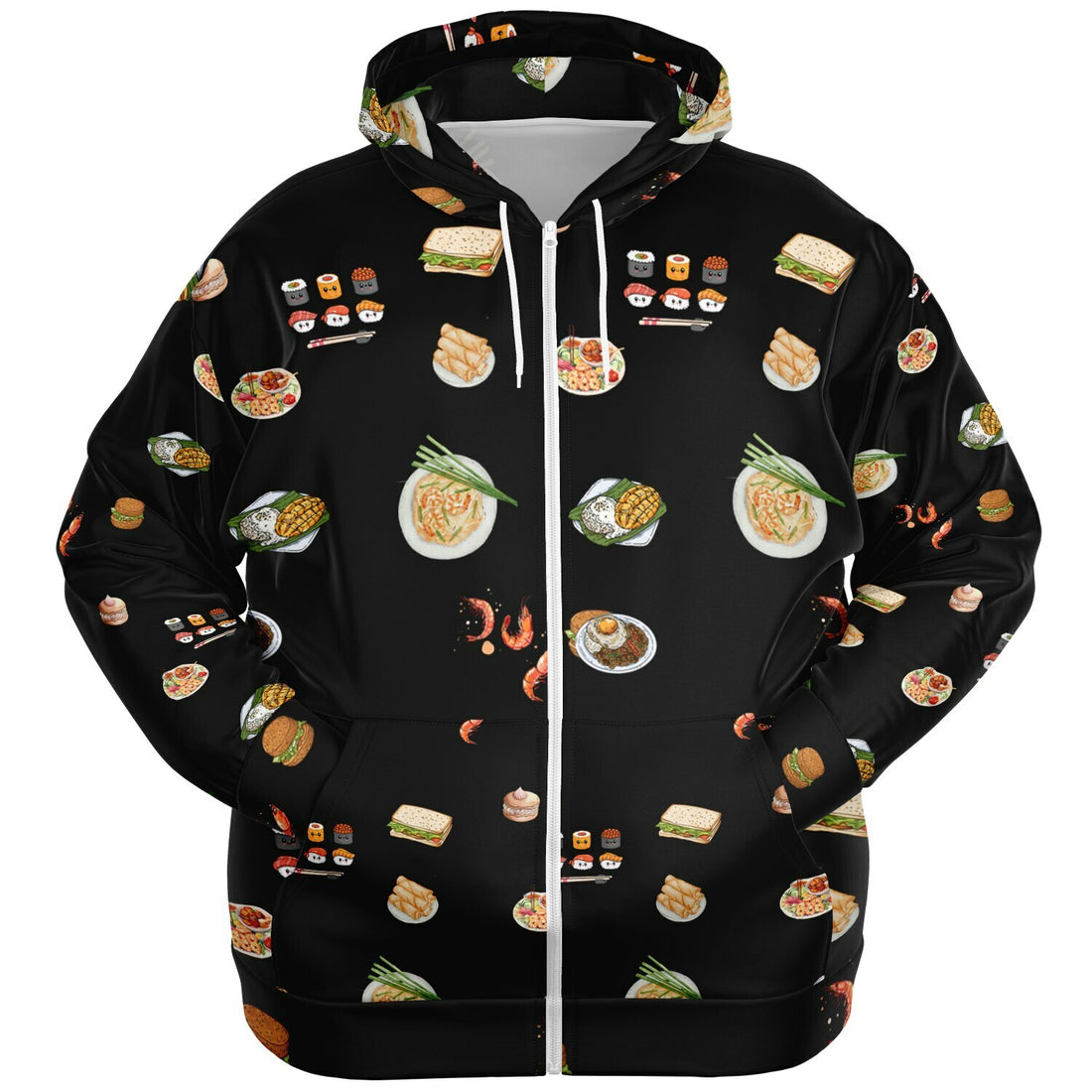 Athletic Plus-size Ziphoodie