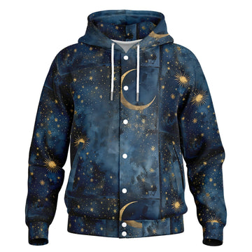 Heavyweight Hooded Baseball Jacket