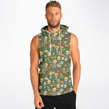 Athletic Drop Armhole Hoodie