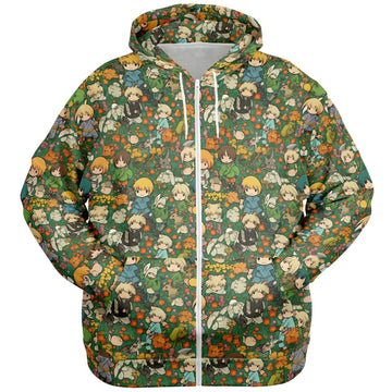 Athletic Plus-size Ziphoodie