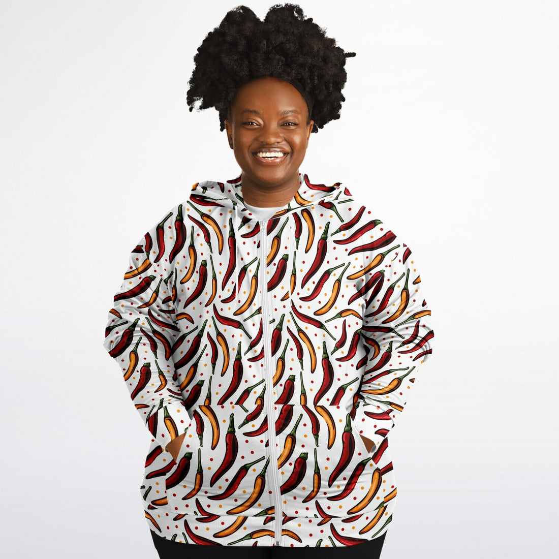 Athletic Plus-size Ziphoodie