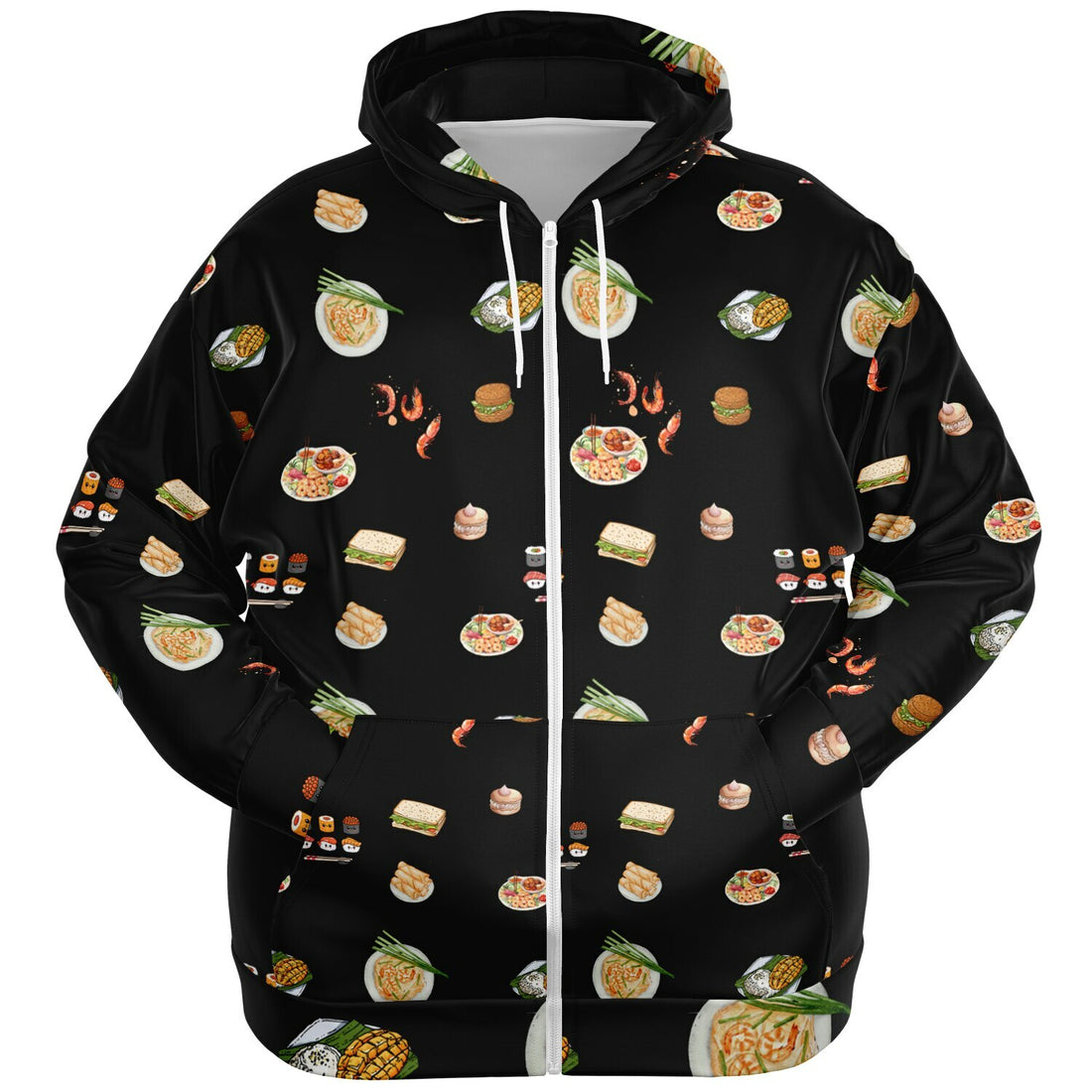 Athletic Plus-size Ziphoodie