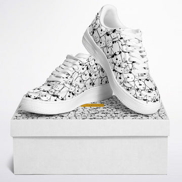 Black and white Dunk Core Low Shoes