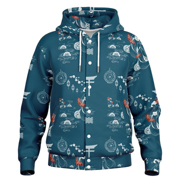 Heavyweight Hooded Baseball Jacket