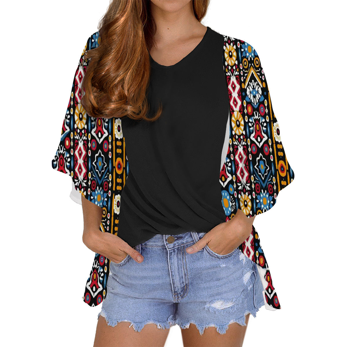 Women's Chiffon Blouse Cardigan