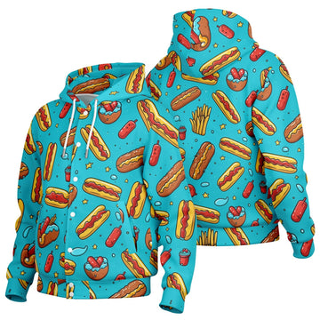 Heavyweight Hooded Baseball Jacket