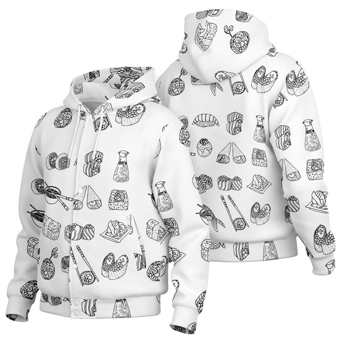Heavyweight Hooded Baseball Jacket