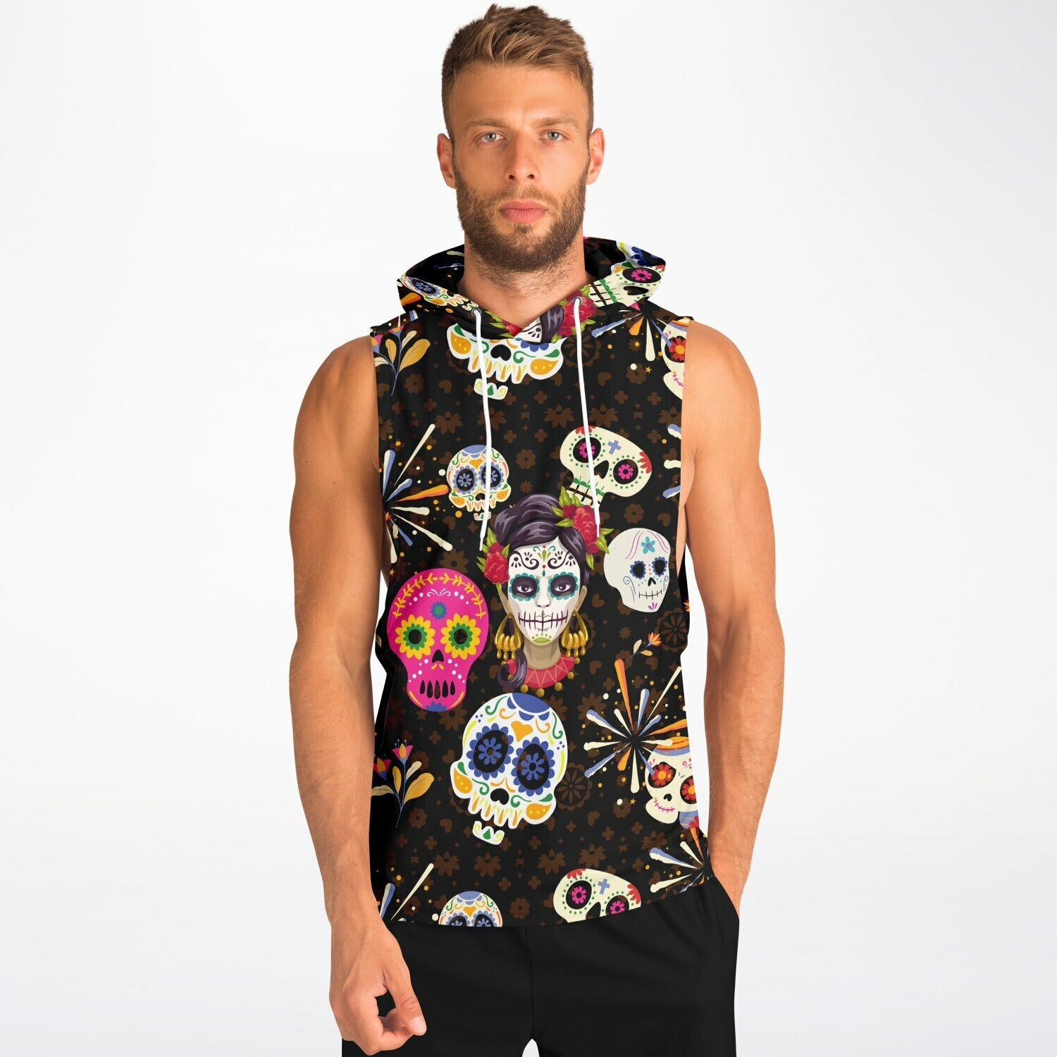 Athletic Drop Armhole Hoodie