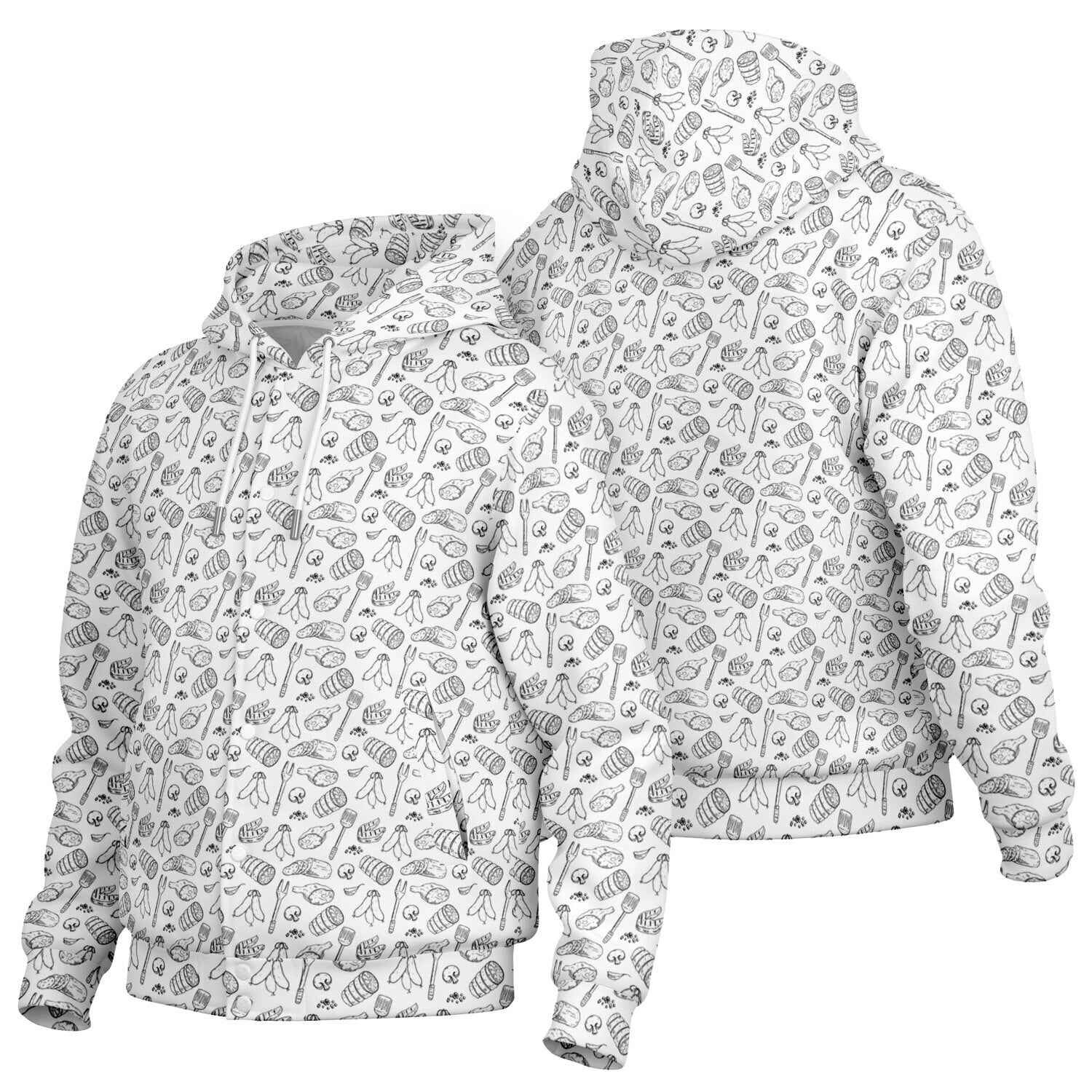 Heavyweight Hooded Baseball Jacket