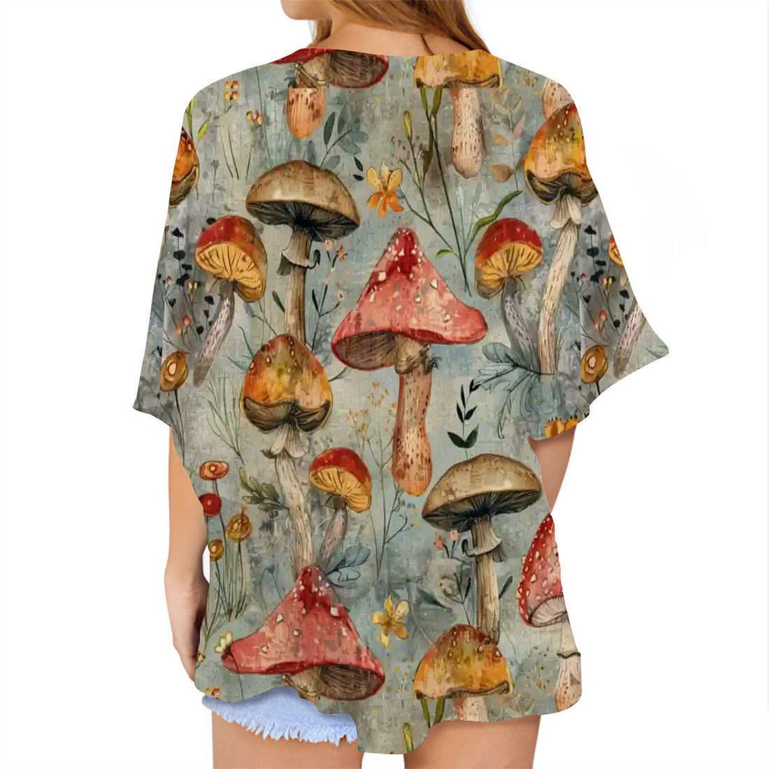 Women's Chiffon Blouse Cardigan