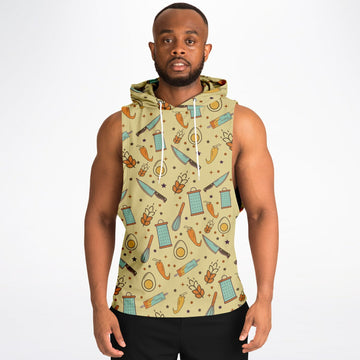 Athletic Drop Armhole Hoodie
