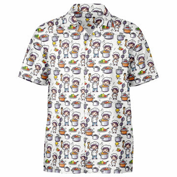 Short Sleeve Button-Down Shirt