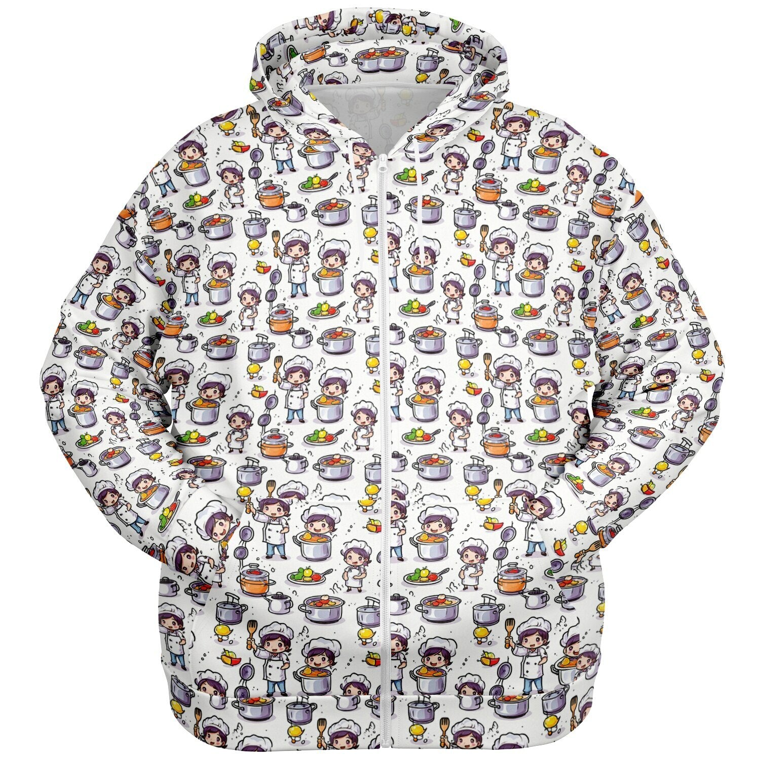 Athletic Plus-size Ziphoodie