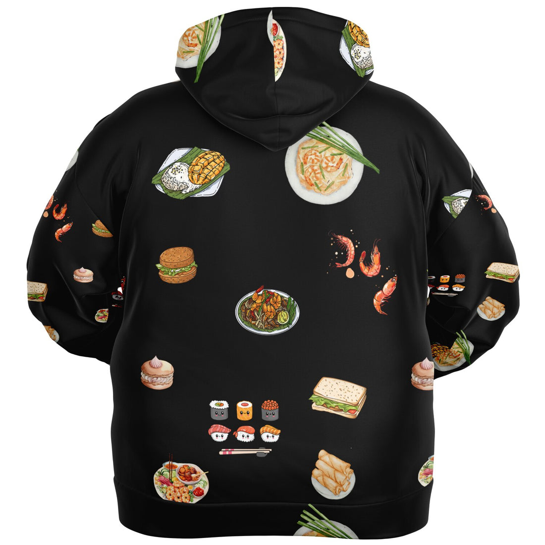 Travel for food Athletic Plus-size Hoodie