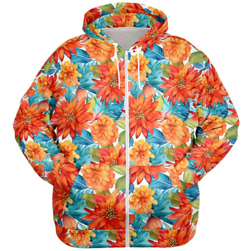 Athletic Plus-size Ziphoodie