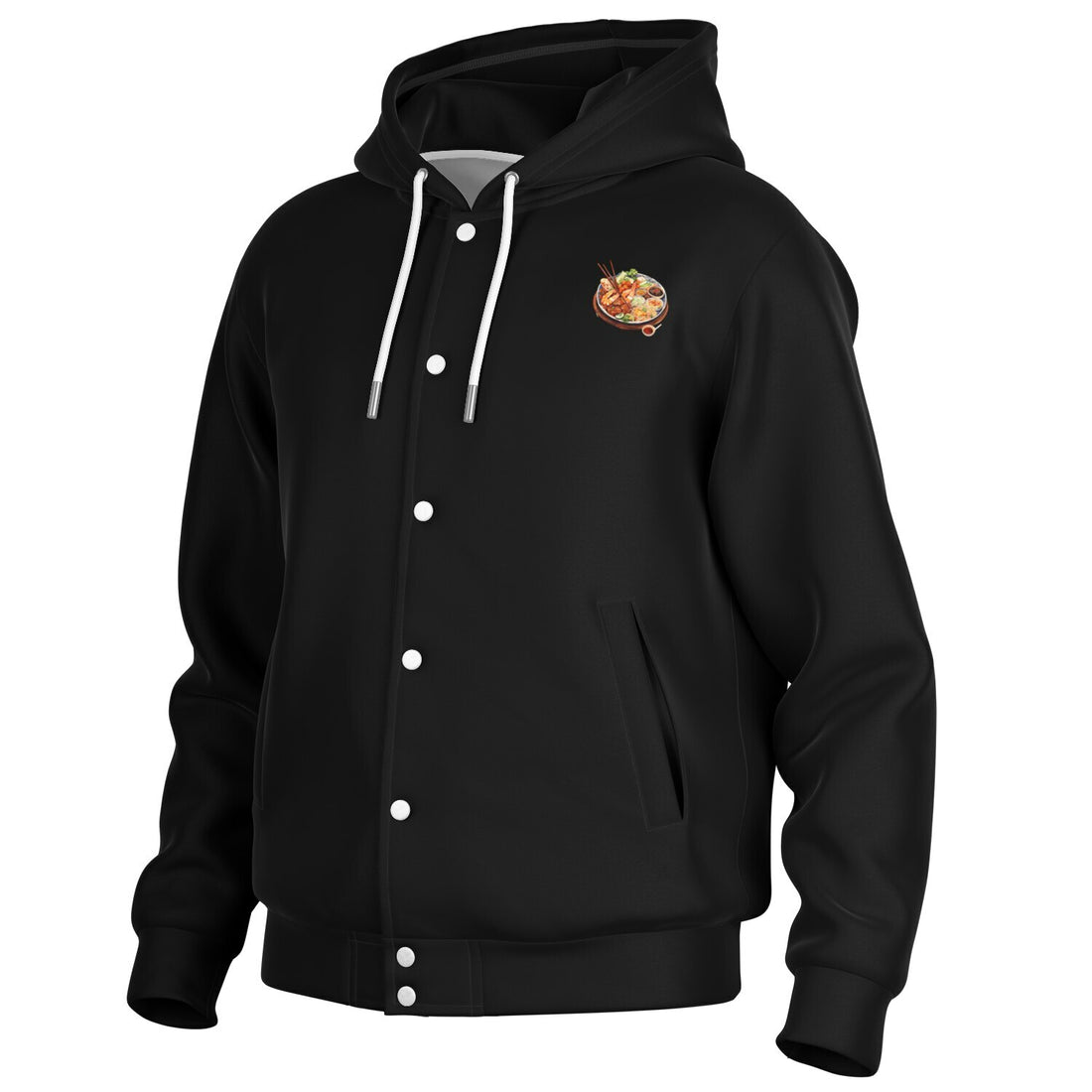 Heavyweight Hooded Baseball Jacket