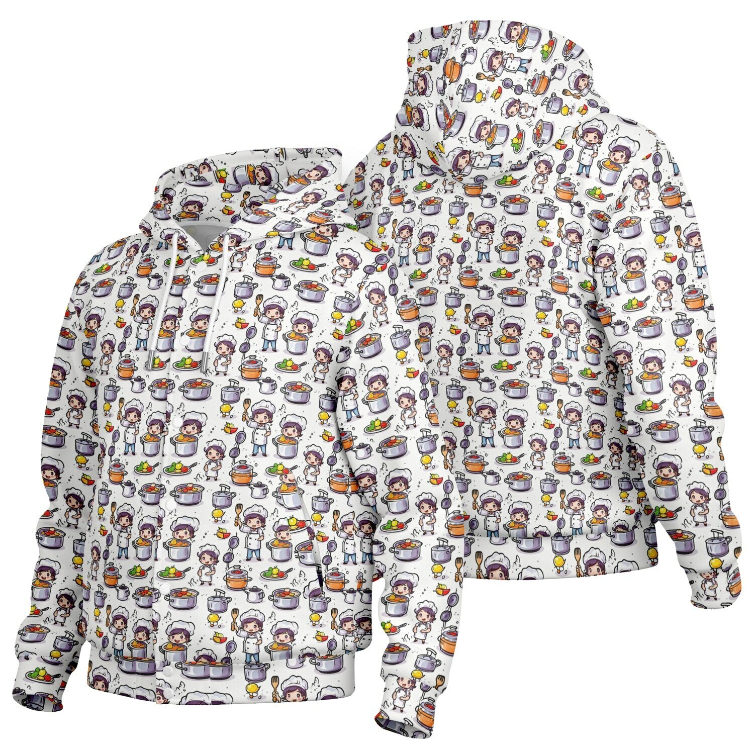 Heavyweight Hooded Baseball Jacket