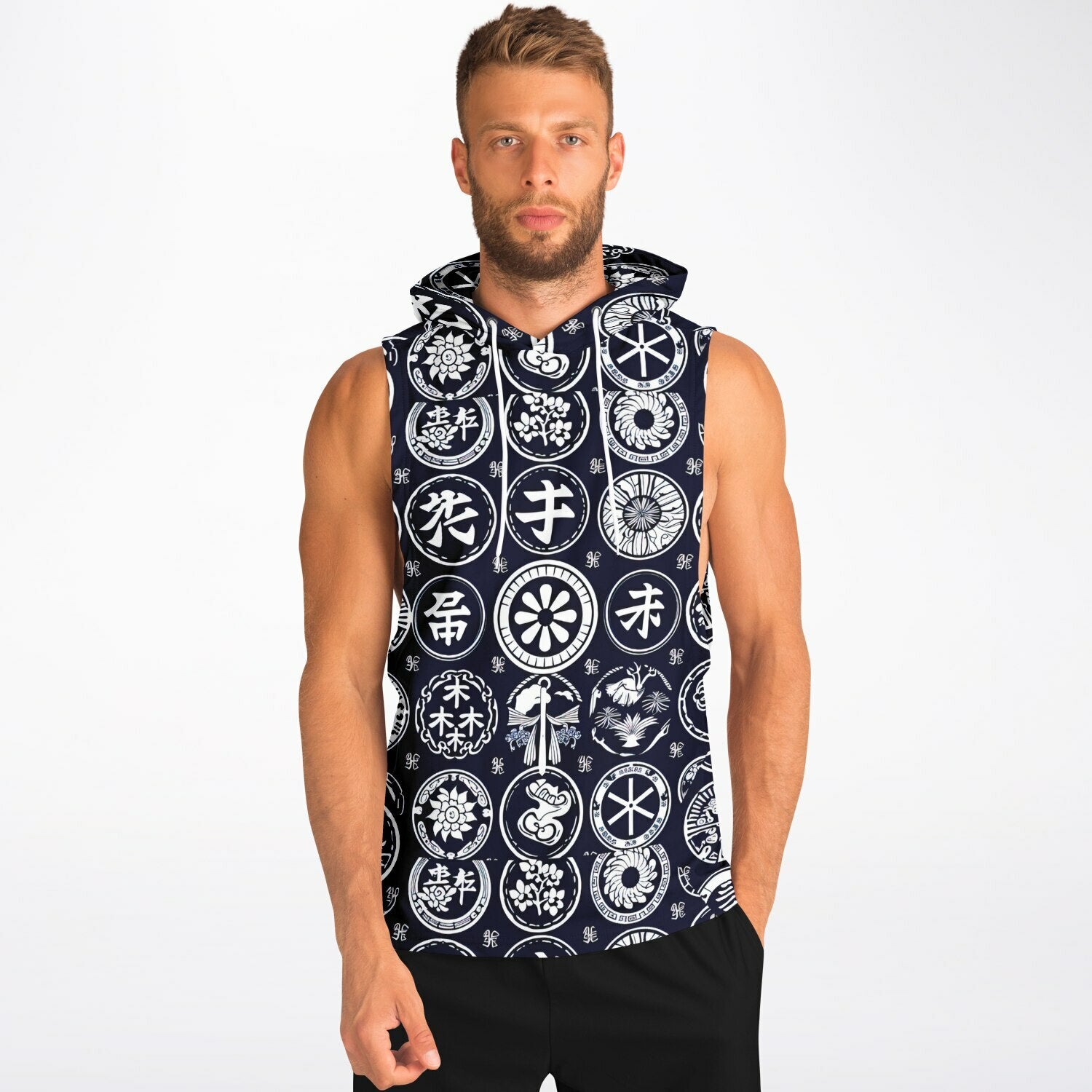 Athletic Drop Armhole Hoodie