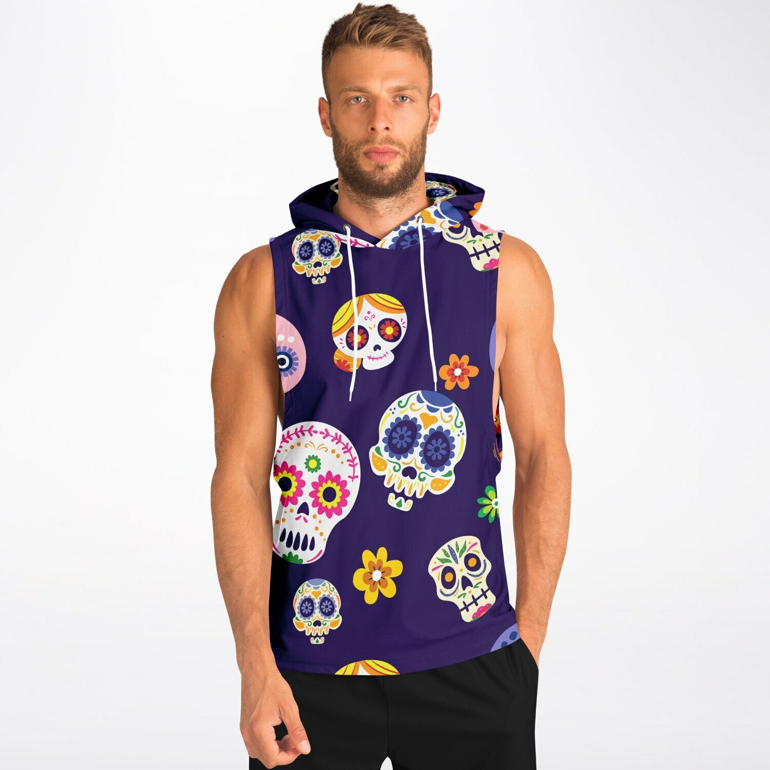 Athletic Drop Armhole Hoodie